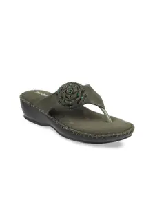 Mochi Women Open Toe Flats