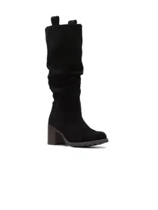 Clarks Women Black Solid Desert Boots