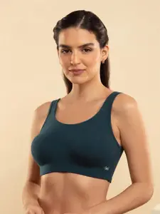 NYKD Solid Wirefree Non Padded Full Coverage  Slip-On Bra - NYB113