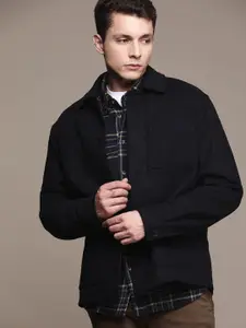 MANGO MAN Pocket Detailed Wool-Blend Sustainable Overcoat