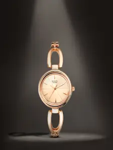 Titan Raga Women Rose Gold-Toned Analogue Watch 2579WM01
