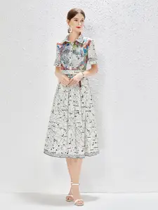 JC Collection Multicoloured Floral Shirt Midi Dress