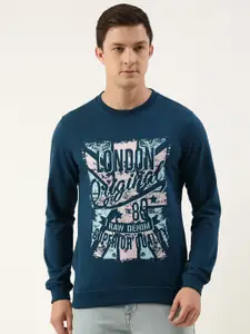 Peter England Men Graphic Printed Sweatshirt