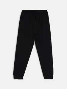 MINI KLUB Boys Black Solid Joggers
