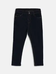 MINI KLUB Boys Blue Dark Shade Mid-Rise Jeans