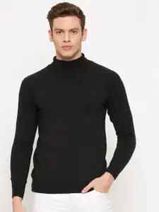 Okane Men Grey Melange Pullover Sweater