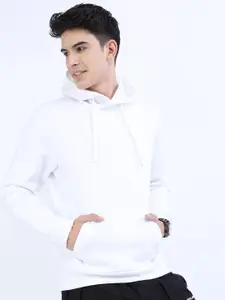 KETCH Men White Hooded Sweatshirt