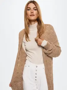 MANGO Women Brown Longline