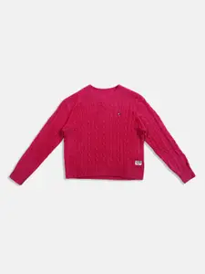 Tommy Hilfiger Girls Cable Knit Sweater