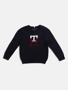 Tommy Hilfiger Boys Brand Logo Sweater