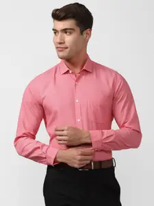Peter England Men Pink Formal Shirt