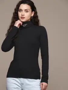 Calvin Klein Jeans Turtle Neck Fitted Top