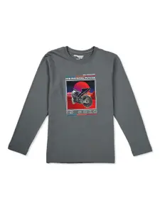 Gini and Jony Boys Black & rich black T-shirt