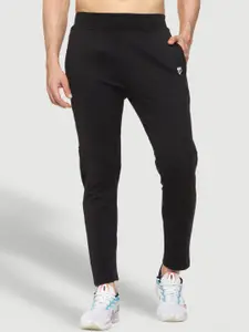 Mark Leute Men Black Solid Track Pants