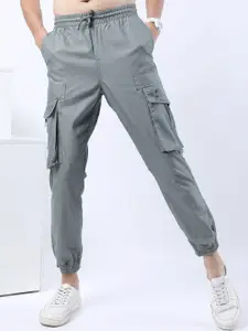 HIGHLANDER Men Slim Fit Joggers Cargo Pocket Trousers
