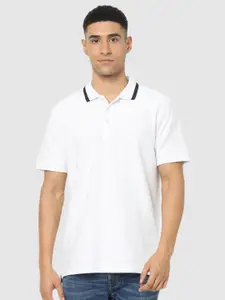 Celio Men White Henley Neck T-shirt