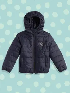 U.S. Polo Assn. Kids Boys Navy Blue Puffer Jacket