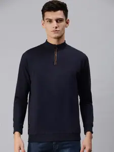 SHOWOFF Men Navy Blue Sweatshirt