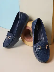 SCENTRA Women Blue Smart Loafers