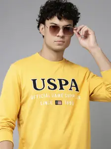 U.S. Polo Assn. U S Polo Assn Pure Cotton Brand Logo Embroidered Sweatshirt