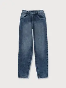 Gini and Jony Girls Blue Heavy Fade Jeans