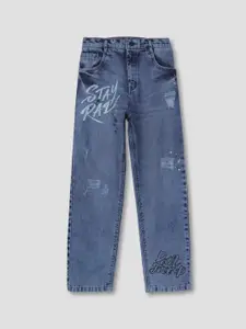 Gini and Jony Boys Blue Heavy Fade Jeans