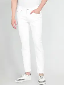 U.S. Polo Assn. Denim Co. Brandon Slim Tapered White Jeans