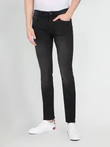 U.S. Polo Assn. Denim Co. Men Black Brandon Slim Tapered Fit Light Fade Stretchable Jeans