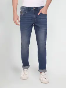 U.S. Polo Assn. Denim Co. Men Blue Slim Fit Heavy Fade Stretchable Jeans