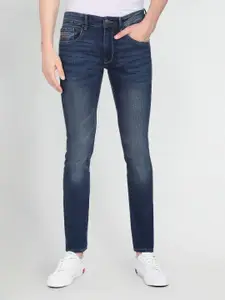 U.S. Polo Assn. Denim Co. U S Polo Assn Denim Co Men Dark Blue Slim Fit Light Fade Stretchable Jeans