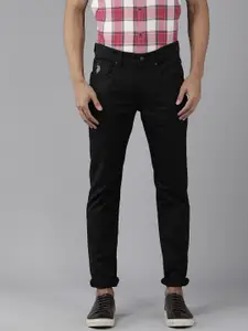 U.S. Polo Assn. Denim Co. U S Polo Assn Denim Co Men Black Regallo Skinny Fit Stretchable Jeans