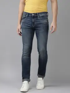 U.S. Polo Assn. Denim Co. U S Polo Assn Denim Co Men Blue Skinny Fit Light Fade Stretchable Jeans