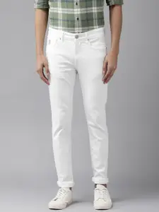 U.S. Polo Assn. Denim Co. U S Polo Assn Denim Co Men White Regallo Skinny Fit Stretchable Jeans