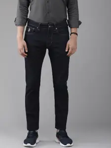 U.S. Polo Assn. Denim Co. U S Polo Assn Denim Co Men Blue Brandon Slim Tapered Fit Stretchable Jeans