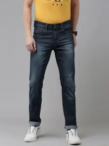 U.S. Polo Assn. Denim Co. U S Polo Assn Denim Co Men Blue Brandon Slim Tapered Fit Light Fade Stretchable Jeans