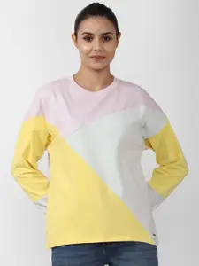 Van Heusen Woman Van Heusen Women Colourblocked Sweatshirt