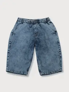Gini and Jony Boys Blue Washed Denim Shorts
