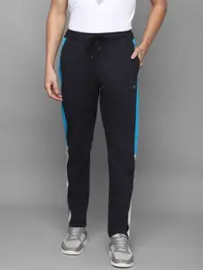 Louis Philippe ATHPLAY Men Navy Blue Solid Slim-Fit Track Pants
