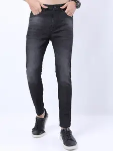 KETCH Men Charcoal Skinny Fit Light Fade Stretchable Jeans