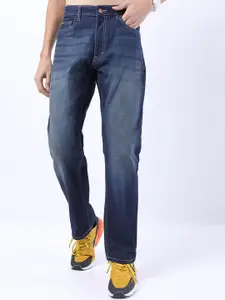KETCH Men Blue Straight Fit Light Fade Stretchable Jeans