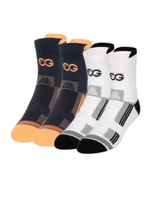 SuperGear Men Marathon Running Pack of 2 Ankle Length Cotton Sports Socks