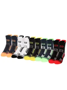 SuperGear Men Marathon Running Pack of 5 Ankle Length Cotton Sports Socks