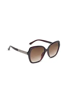 Voyage Women Brown Lens & Brown Sunglasses with UV Protected Lens
