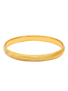 bodha Men Gold-Toned Brass Gold-Plated Kada Bracelet