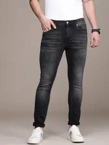 Calvin Klein Jeans Men Black Super Skinny Fit Light Fade Stretchable Jeans