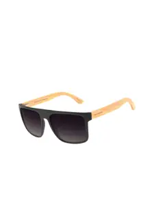 Chilli Beans Men Black Lens Square Sunglasses with UV Protected Lens OCCL34130101
