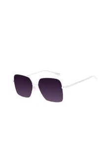 Chilli Beans Women Purple Lens & Silver-Toned Frame Round Sunglasses OCMT30672007