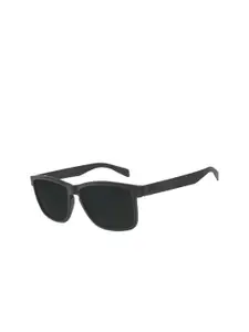 Chilli Beans Men Black Lens & Black Square Sunglasses with UV Protected Lens OCCL32470531