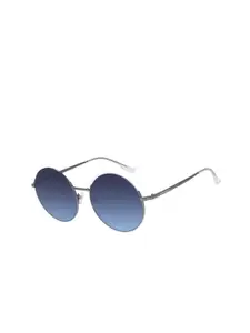 Chilli Beans Women Blue Lens & Black Round Sunglasses with UV Protected Lens OCMT30248322