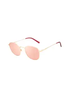 Chilli Beans Women Peach Lens & Gold Frame Square Sunglasses OCMT31501821